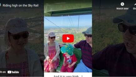 Riding high on the Sky Rail…!